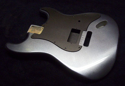 Gun Metal Metallic Guitar