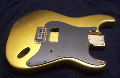 Egyptian Gold Metallic Guitar