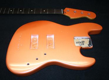 Orange Frost Metallic Bass