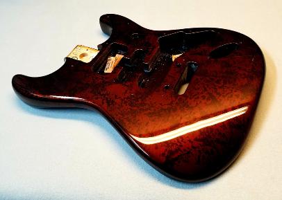 Root Beer Decay Guitar Finish