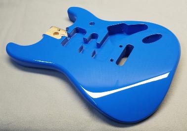 Speed Blue Fender Stratocaster Refinish