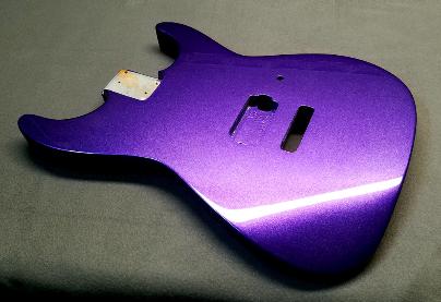 Crown Royal Purple Metallic Guitar Finish