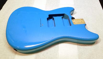 Grabber Blue Guitar Paint