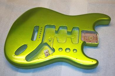 Kandy Lime Green Fender Strat