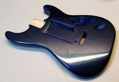Neptune Blue Firemist Metallic Strat Guitar