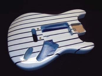 Pin Stripe Guitar