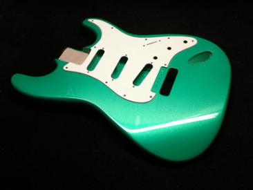 Planet Green Metallic Guitar