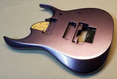 Plum Purple Metallic Guitar Paint