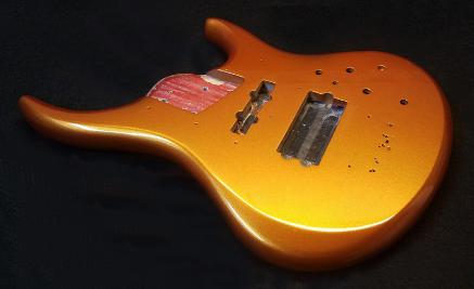 Sunburst Orange Metallic Bass