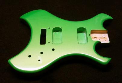Synergy Green Metallic Guitar