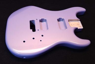 Lavender Frost Metallic Guitar Finish