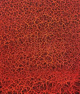 Neon Red Crackle